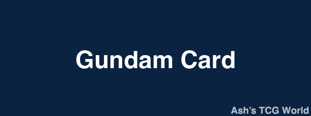 Gundam Card collection