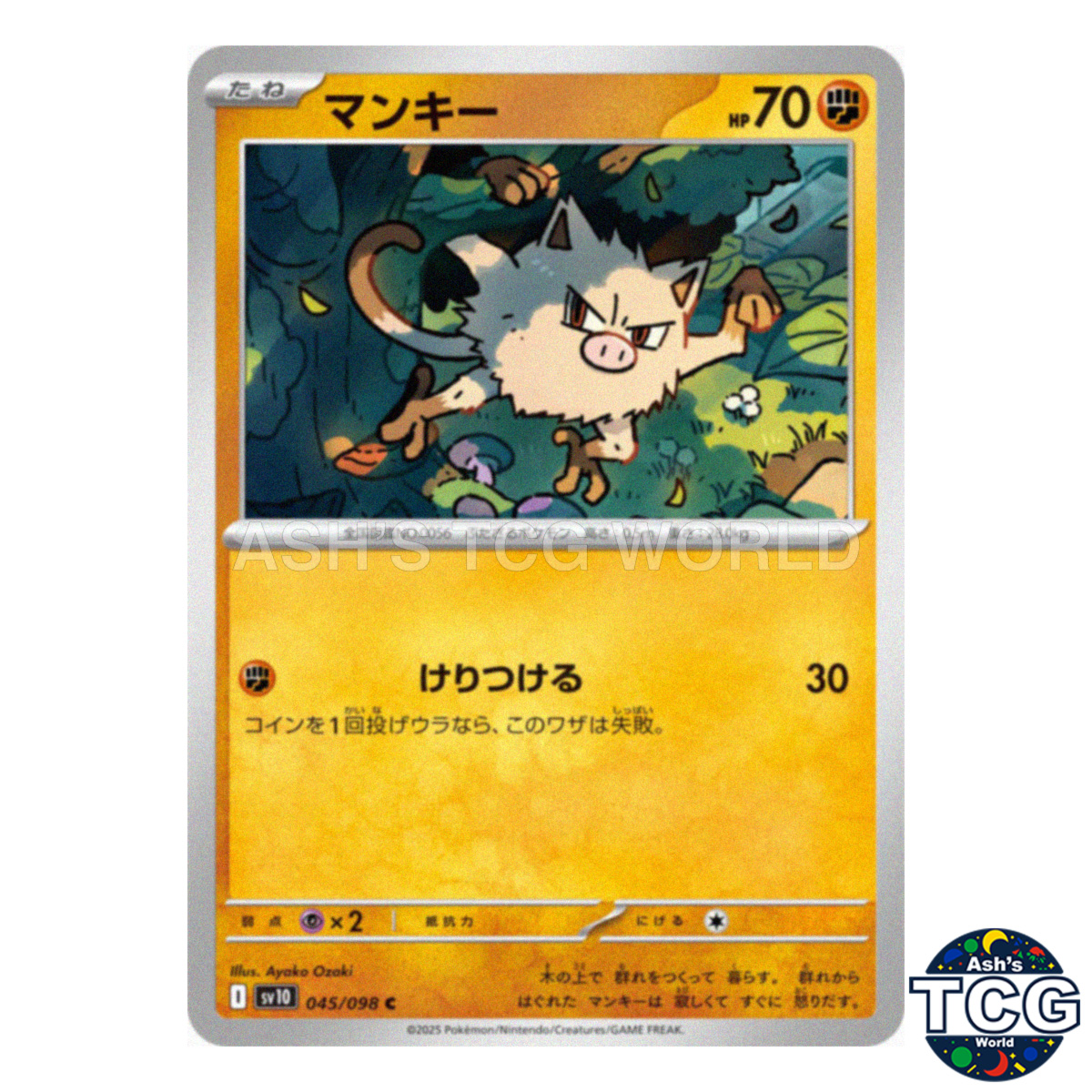 Mankey front photo