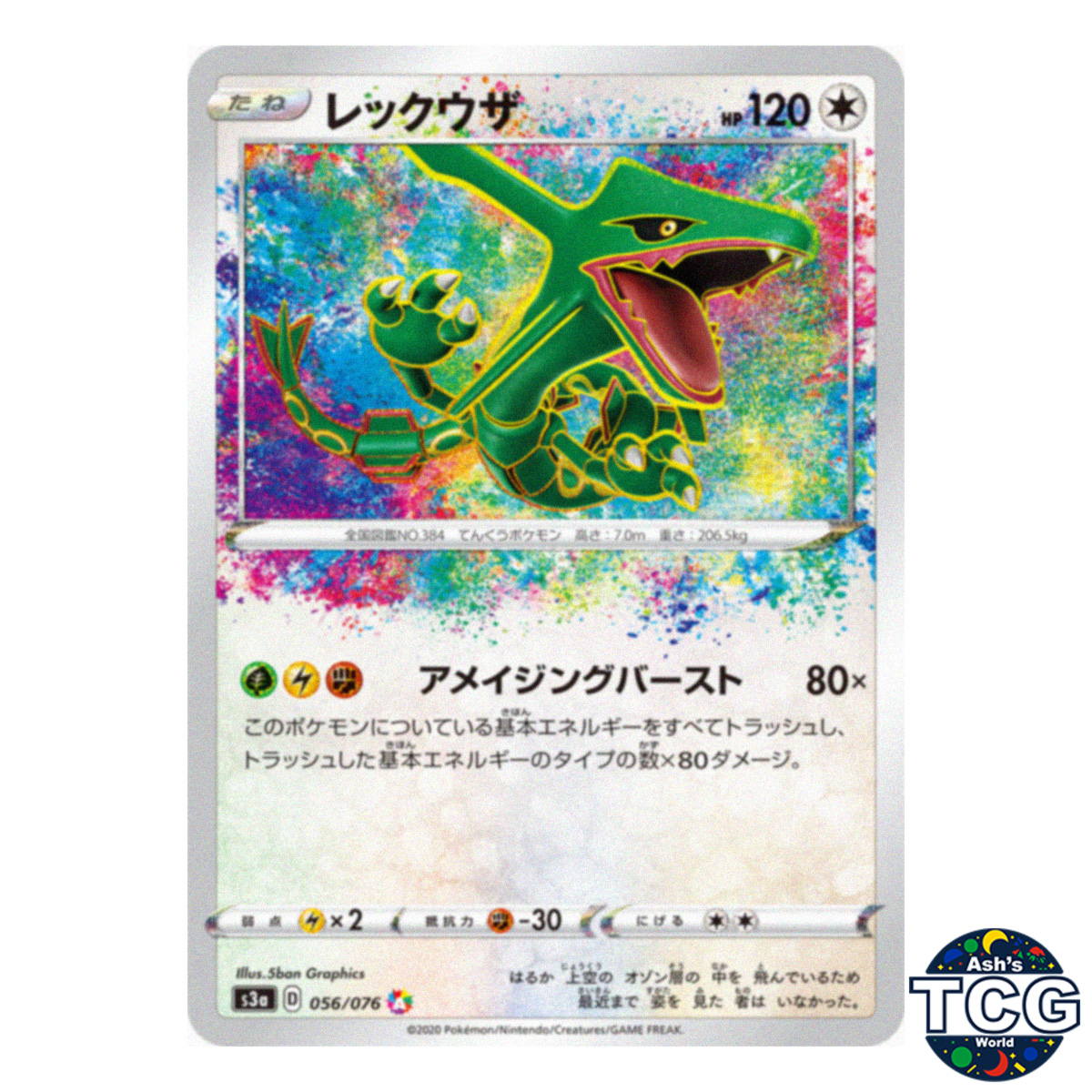 Rayquaza front photo